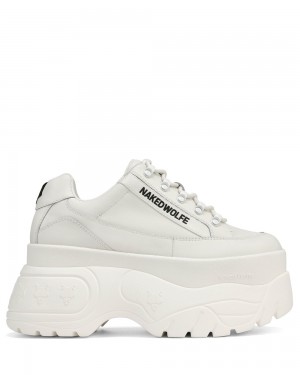 Icons Naked Wolfe Sprinter White Leather | MXHSKJ675