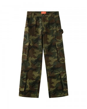 Παντελονι Naked Wolfe Baggy Pocket Cargo Pants Camo | COPQYK195