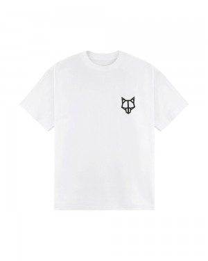 Μπλουζακι Naked Wolfe Classic T-Shirt White | AHJRMX281