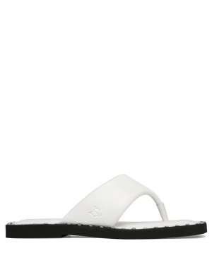 Σανδαλια Naked Wolfe Danni White Leather | YEPJXD531