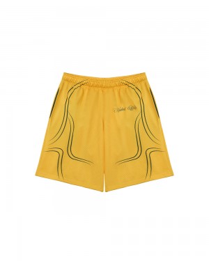 Σορτσ Naked Wolfe Naked Wolfe Jersey Shorts Yellow | CXLWJO170