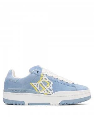 Αθλητικα Παπουτσια Naked Wolfe Archive Kid Suede Blue | EJXYAT381