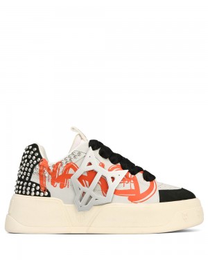 Αθλητικα Παπουτσια Naked Wolfe Kosa Graffiti Black/White | AJUHEV437